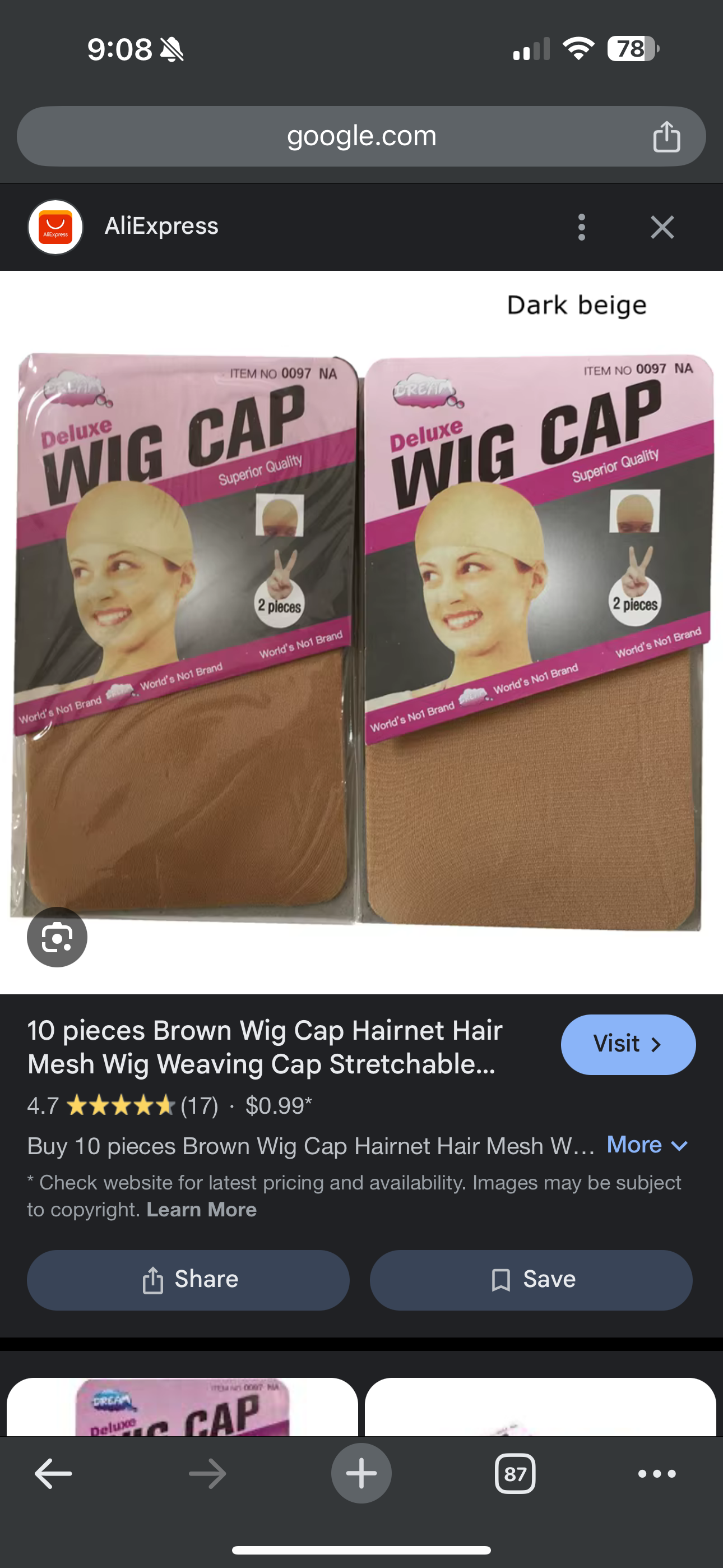 Wig Caps