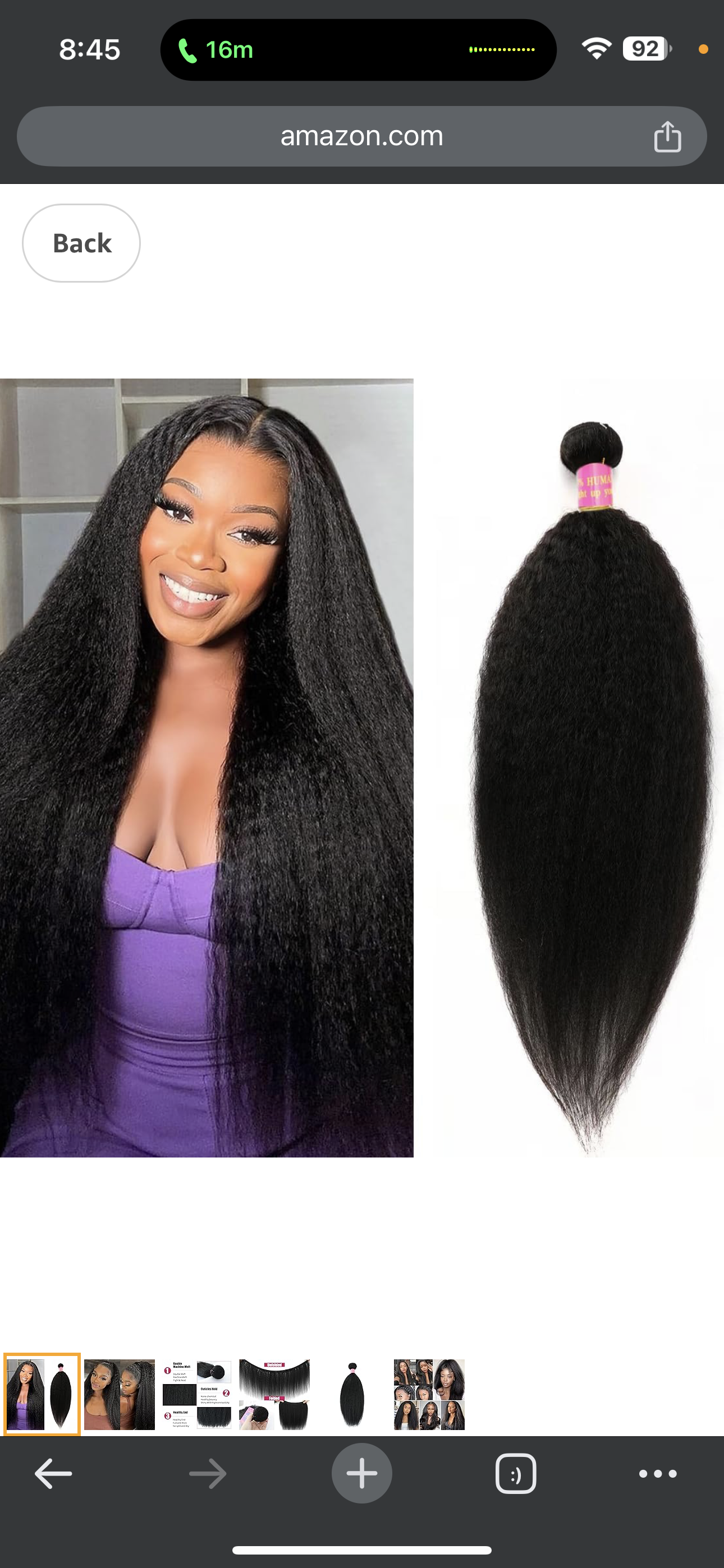 Yaki Human Hair