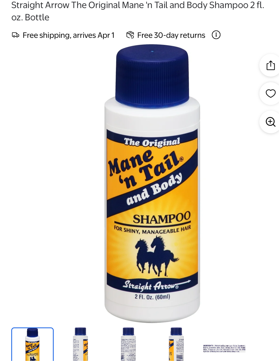 Mane and Tail Shampoo mini