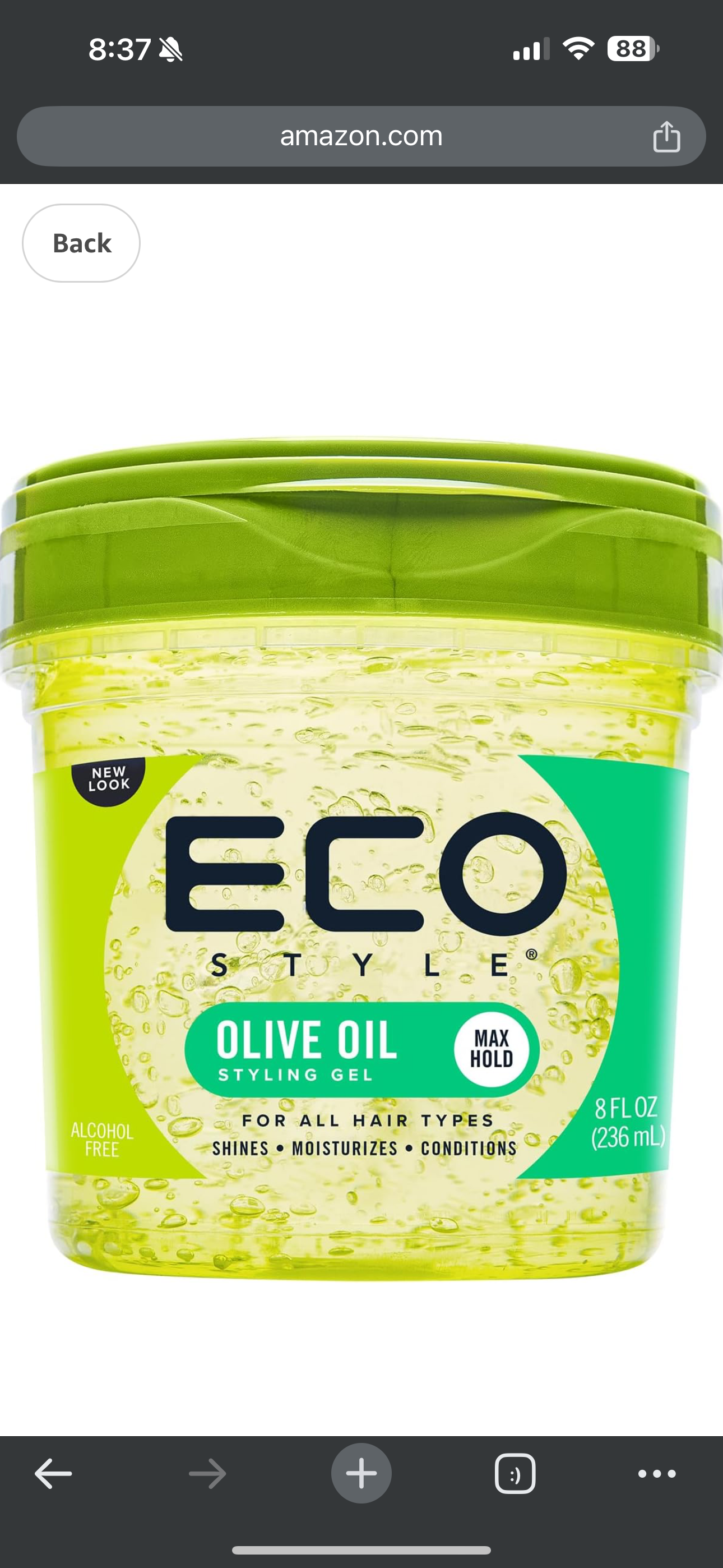 Eco Olive Oil Hair Gel